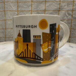 Starbucks Pittsburgh Mug - Yellow and Black